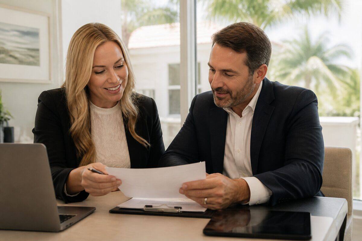 Realtor and mortgage originator collaborating to keep a Marion County transaction on track